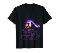 Silhouette della galassia da combattimento con spada laser di Star Wars Maglietta