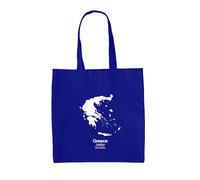 Silhouette Della Grecia - Borsa In Tela - Viaggio In Città Greca Atene