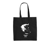 Silhouette Della Grecia - Borsa In Tela - Viaggio In Città Greca Atene