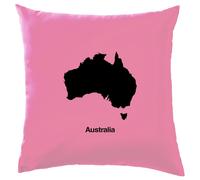 Silhouette Dell'Australia - Cuscino - Bandiera Del Paese Australiano Viaggio Oz