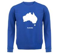 Silhouette Dell'Australia - Felpa Per Adulti - Bandiera Del Paese Australiano
