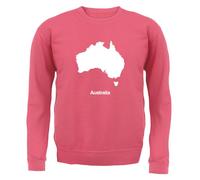 Silhouette Dell'Australia - Felpa Per Adulti - Bandiera Del Paese Australiano