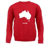 Silhouette Dell'Australia - Felpa Per Adulti - Bandiera Del Paese Australiano