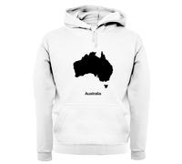 Silhouette Dell'Australia - Felpa Per Adulti - Bandiera Del Paese Australiano