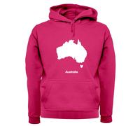 Silhouette Dell'Australia - Felpa Per Adulti - Bandiera Del Paese Australiano