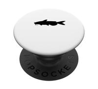Silhouette di pesce gatto PopSockets PopGrip Adesivo