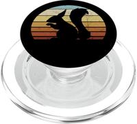 Silhouette di roditori retrò prima del tramonto dello PopSockets PopGrip per MagSafe