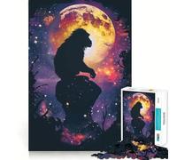 Silhouette Galaxy Puzzle da 1000 pezzi per adulti, gioco per esercitare la mente, svago leggero, design da assemblare, regalo stagionale 38x26cm