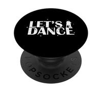 Silhouette Let's Dance Star PopSockets PopGrip Adesivo
