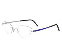 Silhouette Momentum 5529/he Occhiali Da Vista Donna Blu Cat-eye