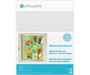 Silhouette Printable Window Cling Material - Clear