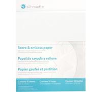 Silhouette Score & Emboss Paper - 21,6 cm x 27,9 cm - 1 set