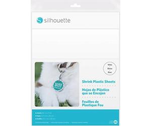 Silhouette Shrink Plastic Sheets - 21,5 cm x 28 cm - White