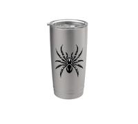 Silhouette Spider - Ragnatela - Halloween - Artropodi Bicchiere termico in acciaio inox doppia parete