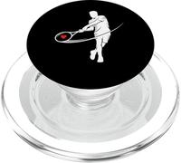 Silhouette Tennista con Cuore nella Racchetta Design PopSockets PopGrip per MagSafe