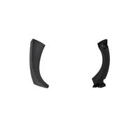 SILHUP Auto Interna Maniglia Per BMW Serie 3 E90 E91 318 320 325 328 330 335 Parte Porte Interne Pannello Maniglia Bar Tirare Trim Copertura Set Completo(Black(right))
