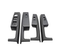 SILHUP Auto Interna Maniglia Per Skoda Per Superb 2008-2013 3TD867157 Auto Maniglia Interna Della Porta Bracciolo Telaio Interruttore Del Pannello Di Controllo Trim(4PCS-Black)