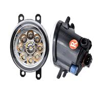 SILHUP Faro Principale Auto 1 Coppia Per Toyota Per Auris (_E18_) 2012-2018 H11 LED Fendinebbia 12V Lampada Alogena Fendinebbia Gruppo Ottico Fari Anteriori Assy(LED-Yellow)