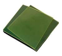 Silicio di poliuretano foglio di gomma elastico, Pack Of 2 Yellow Translucent Polyurethane Sheets Multiple Sizes 1mm To 10mm(200 * 200 * 1mm)