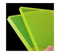 Silicio di poliuretano foglio di gomma elastico, PU Polyurethane Sheet Yellow Semi-Transparent 100mm X 1-20mm Thickness(Thickness:2.5mm)