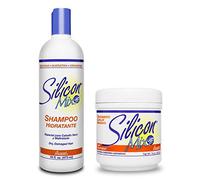 Silicon Mix Set di Trattamento e Shampoo da 16oz/450g - per capelli secchi e danneggiati, per parrucche o capelli veri, lace front, protesi capelli da uomo ed extension di capelli veri