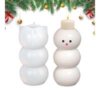 Silicon Mold Reusable Silicone Snowman Plaster Mould