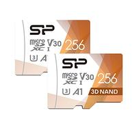 Silicon Power 2-Pack 256GB Micro SD Card U3 Nintendo-Switch Compatible, SDXC microsdxc High Speed MicroSD Memory Card with Adapter