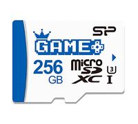 Silicon Power 256GB SDXC Micro SD Card Gaming Memory Card with Adapter Compatible with Nintendo-Switch