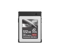 Silicon Power 512GB CreatePro CR40B CFexpress 4.0 Type B Memory Card, Next-Gen PCIe Gen4x2 High Speed Card for Professional 8K RAW Video & Cinema Cameras (SU512GBCFEB41V10CP)