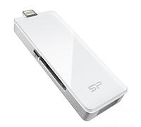 Silicon Power - Chiavetta USB Dual Z30, 64 GB, per dispositivi Apple, colore: Bianco
