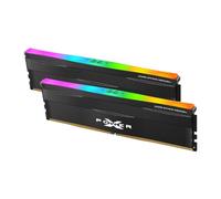 Silicon Power DDR5 32GB (2x16GB) RGB 6000MHz (PC5-48000) 288-pin CL30 1.35V UDIMM Desktop Memory Module RAM SP032GXLWU60AFDF Black RGB