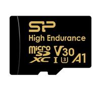 Scheda di memoria microSDXC Silicon Power High Endurance Golden Series 64 Go V30 UHS-1 U3 A1 4K UHD + adattatore