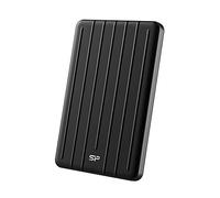 Silicon Power - Hard disk esterno portatile SSD Bolt B75 Pro USB 3.1 Gen 2 con USB-C a USB-C/USB-A, 256 GB, colore: Nero