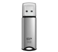SILICON POWER PENDRIVE MARVEL M02 64GB USB 3.2 KOLOR SREBRNY ALU (SP064GBUF3M02V1S)