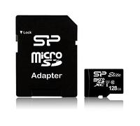 Silicon Power Scheda di memoria MicroSD SDXC UHS-I 128 GB, classe 10, con adattatore, fino a 85 MB/s in lettura