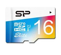Silicon Power SP016GBSTHBU1V20SP Elite Scheda Micro SD da 16 GB con Adattatore SD, UHS-1 Classe 10, Velocità di Lettura Fino a 85MB/s, Nero