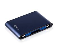 Silicon Power Armor A80 2TB | Disco rigido portatile impermeabile e antiurto di livello militare, USB 3.2 (Gen1) - Blu