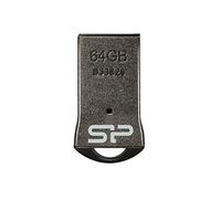 Silicon Power SP064GBUF2T01V1K Touch T01 Chiavetta USB 2.0 da 64 GB, Grigio Scuro