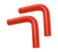 Silicone 2pcs 3ply 90 Degree 5/8" Heater Coolant Elbow Fitting Hose Pipe Tube