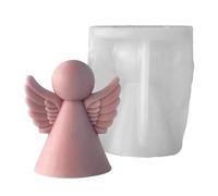 Silicone 3D Angel Cement Cash Forms -Forme Di Sapone In Silicone, Semplice Rilascio. Siliicone Forma Arminante Anteriore Aderente Semplice Ai Di Rilascio Multiuso Per Cera Cioccolato Cioccolato Poep