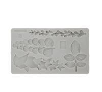 Silicone a foglia modanatura di cibo non stick non facile foglie di demoluhing stamping vassoio per decorazioni al cioccolato per torta cottura a caramelle da fondente mousse