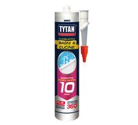 Silicone Acetico Bagni & Cucine Tytan antimuffa bianco 280 ml Bianco