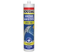 Silicone acetico per sanitari bianco 300 ml Bianco