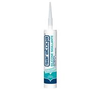 Silicone acetico SARATOGA antimuffa 280 ml bianco Bianco
