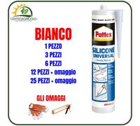 SILICONE ACETICO UNIVERSALE PATTEX IDEALE PER SIGILLATURE NON POROSE 280ML