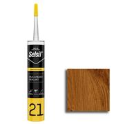 Silicone acrilico 500gr stucco per giunti COLOR ROVERE per Legno, Pvc, ferro, alluminio ecc