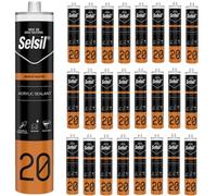 Silicone Acrilico Verniciabile Bianco Impermeabilizzante 310 ml 25 pz