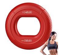 Silicone Adjustable Hand Grip Ring - 78.5mm Diameter 75g For Finger Wrist Strength - Force Arm Muscle Trainer For Men Women - Rehabilitation Exercise Equipment