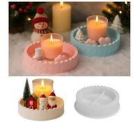 Silicone Advent Wreath, Casting Mould, Advent Calendar, Silicone Christmas Silicone Moulds Casting Molds for Concrete Plaster Epoxy Resin Reusable Stampi in silicone (Countdown Calendar Mold)