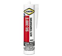Silicone alte temperature bostik rosso ml 300 (12 pezzi) Bostik